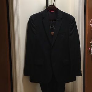 Alfani Red, Black suit worn once.